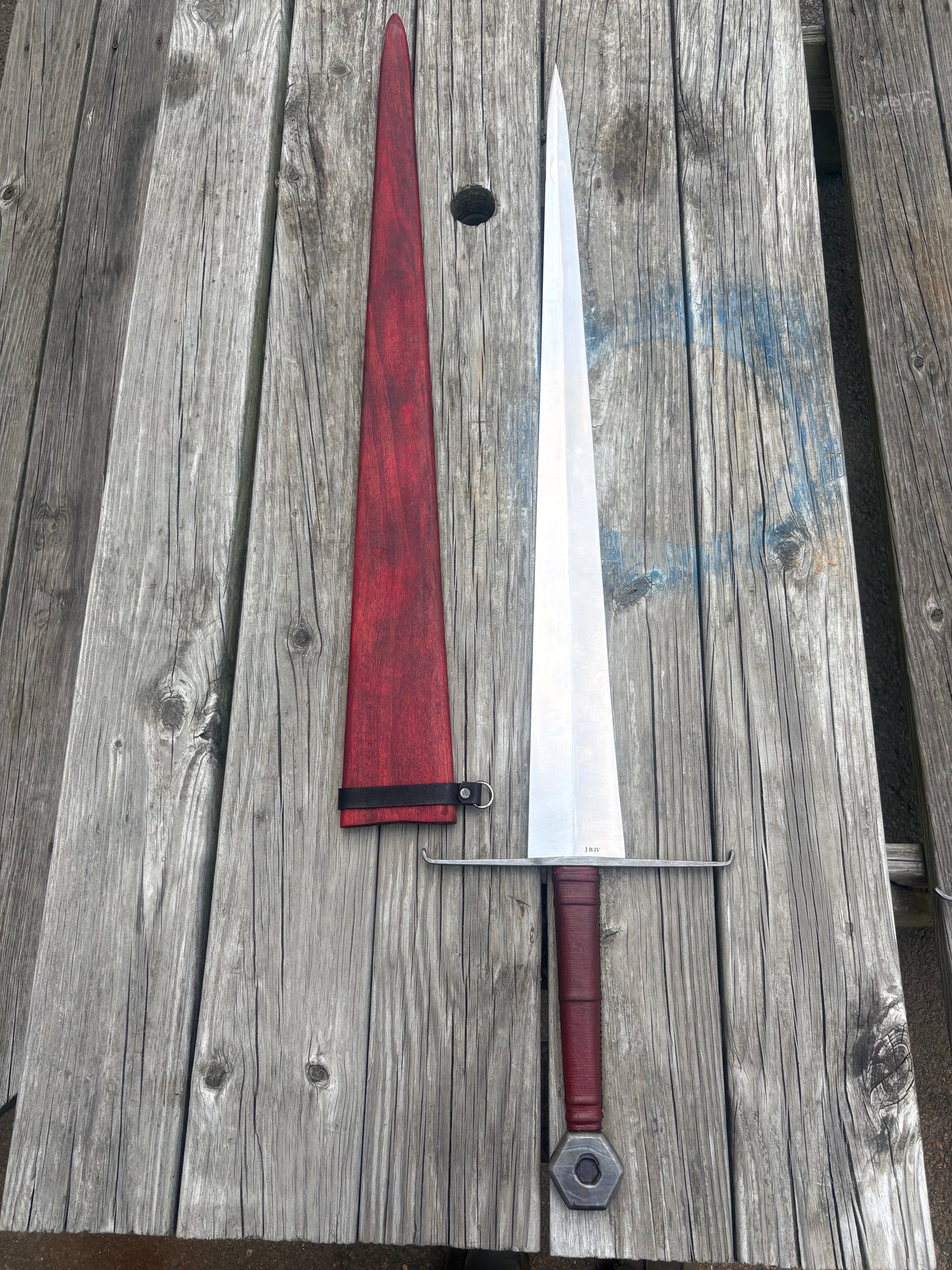 Type XVIIc longsword with wrought iron fittings