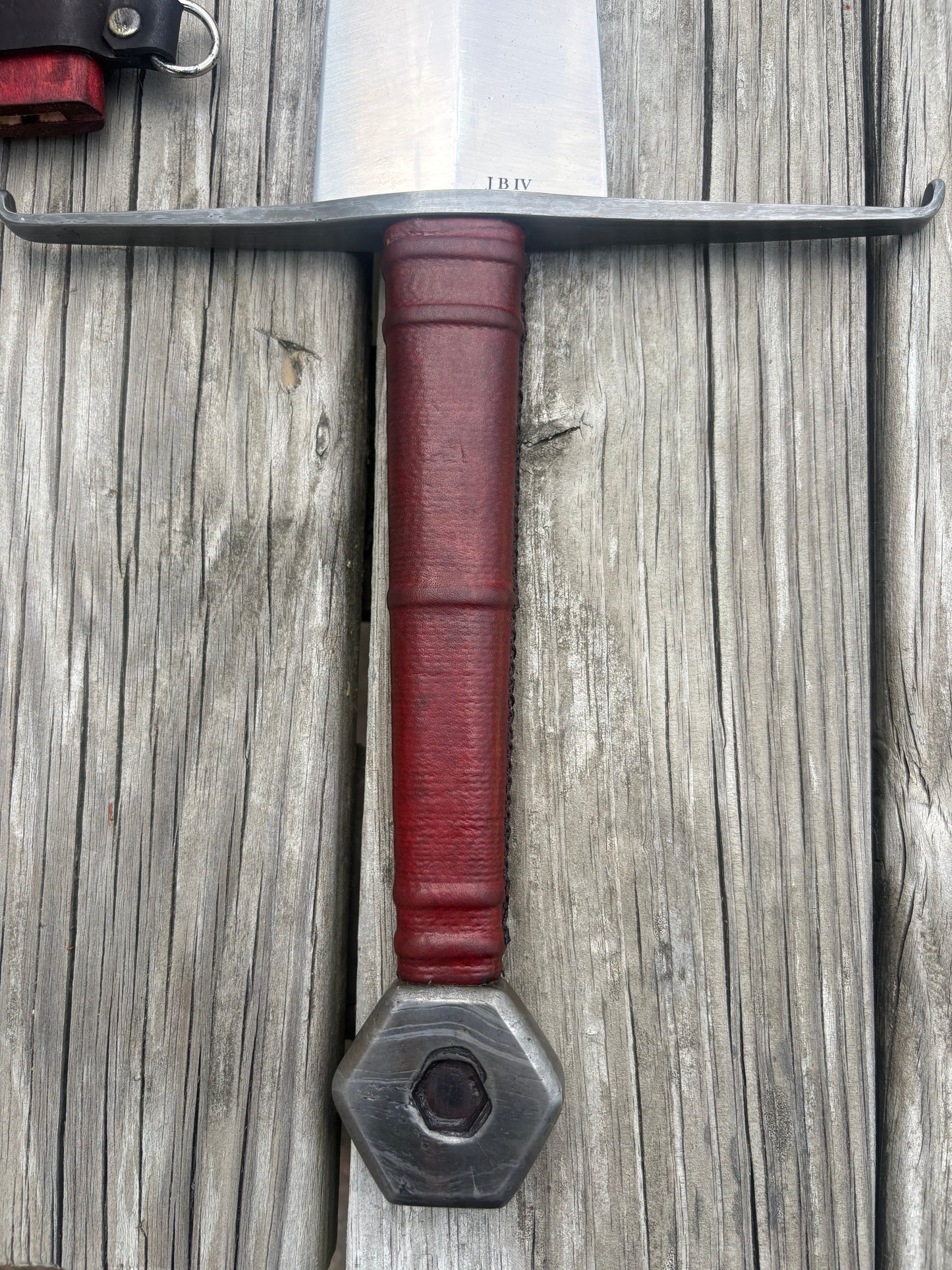 Type XVIIc longsword with wrought iron fittings